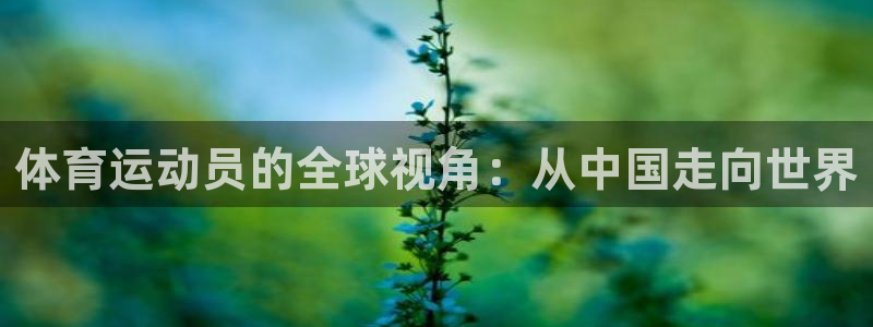 JJB竞技宝官网下载联系电话：体育运动员的全球视角：