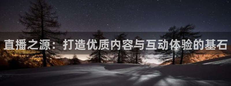 178视频体育直播：直播之源：打造优质内容与互动体验的基石